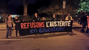 Manifestation 5 octobre en soiree Sainte-Foy